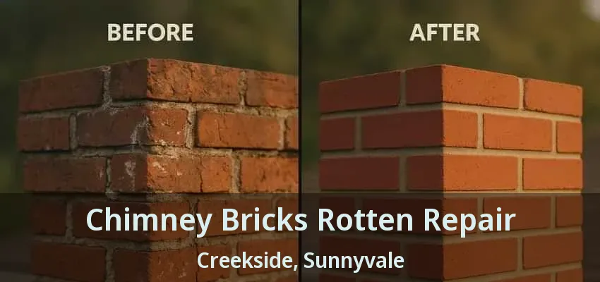 Chimney Bricks Rotten Repair Creekside, Sunnyvale - TX