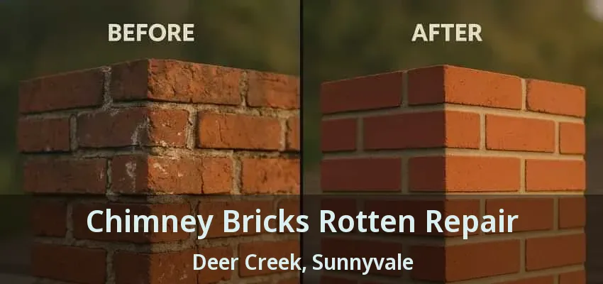 Chimney Bricks Rotten Repair Deer Creek, Sunnyvale - TX