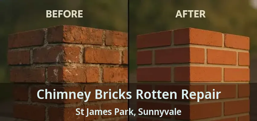 Chimney Bricks Rotten Repair St James Park, Sunnyvale - TX
