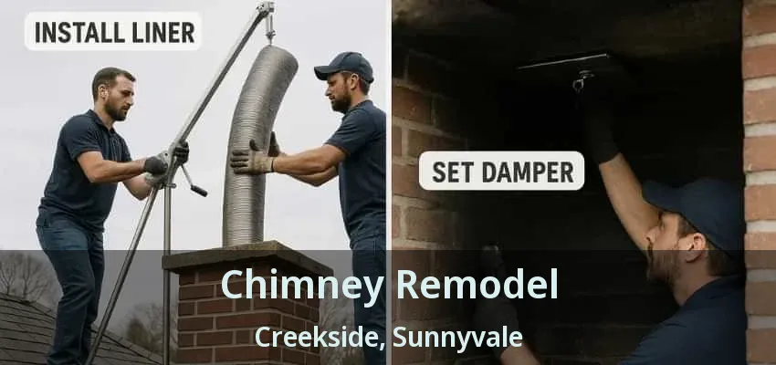 Chimney Remodel Creekside, Sunnyvale - TX