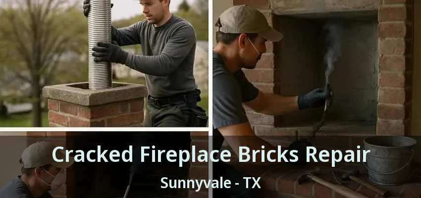 Cracked Fireplace Bricks Repair Sunnyvale - TX