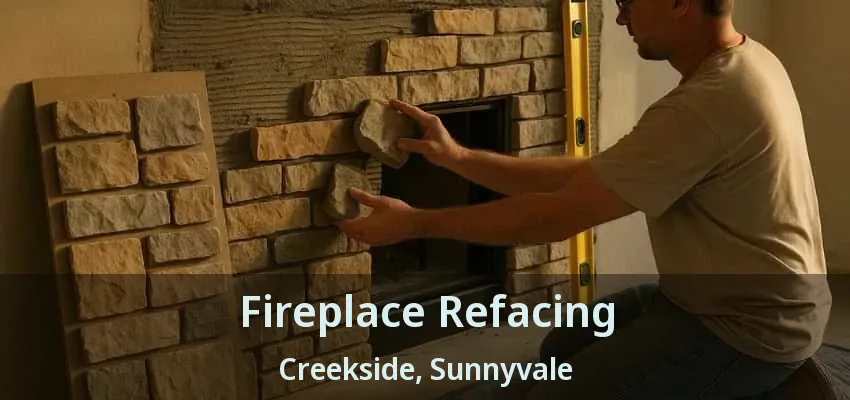 Fireplace Refacing Creekside, Sunnyvale - TX