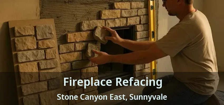 Fireplace Refacing Stone Canyon East, Sunnyvale - TX