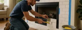 Repairing Cracked Fireplace Tiles The Preserve at Stoney Creek, Sunnyvale